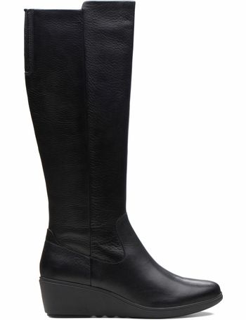 clarks un tallara esa wedge boot