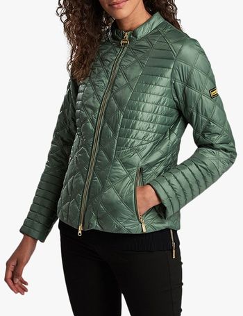 barbour international quilted freethrow biker jacket