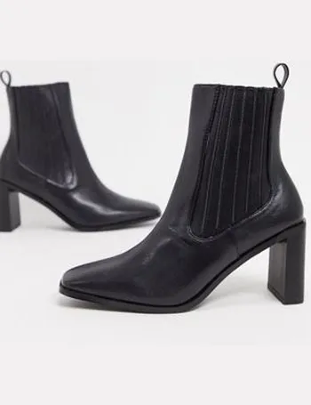 raid exclusive vienna black heeled chelsea boots