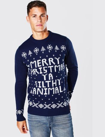 boohoo mens christmas jumper