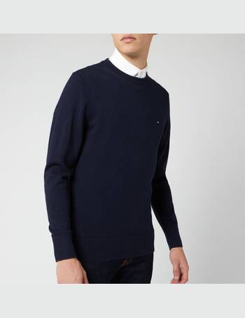 tommy hilfiger lambswool crew neck knit