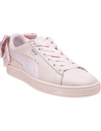 puma bow trainers pink