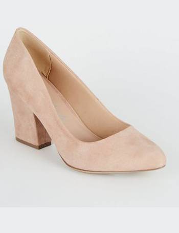 new look wide fit nude shoes