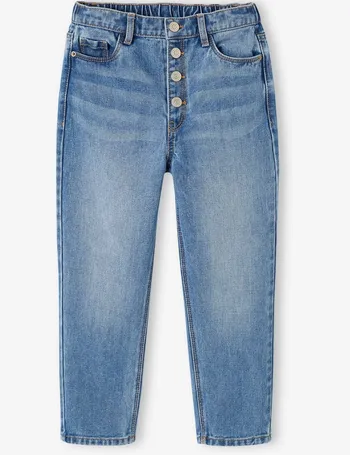 7/8 Flared Jeans for Girls - stone