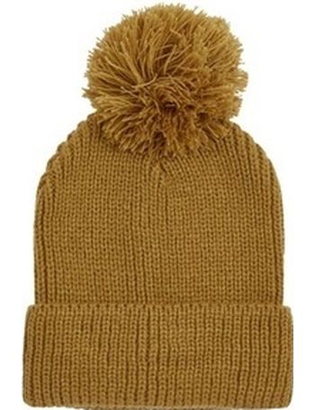 mustard bobble hat mens