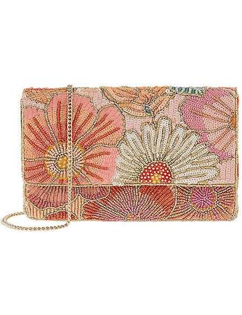 accessorize cleo beaded clutch