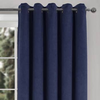 Clever velvet lined pencil pleat curtains in wine, burgundy, So'home