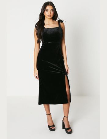 Oasis spot cowl neck best sale midi dress