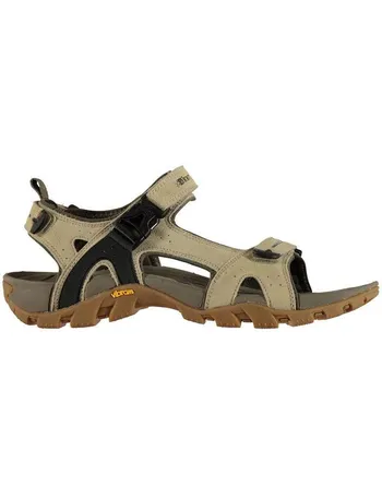 karrimor mens auckland closed toe leather sandals brown