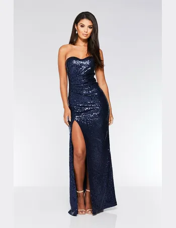 quiz royal blue sequin dress