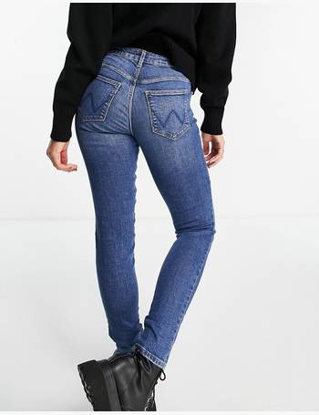 Wrangler high rise skinny best sale body bespoke