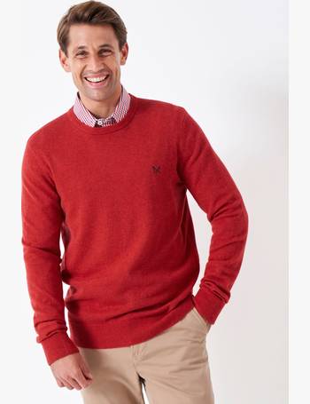 Mens red cashmere clearance jumper