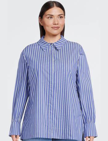 Cotton Poplin Eyelet Detail Woven Shirt