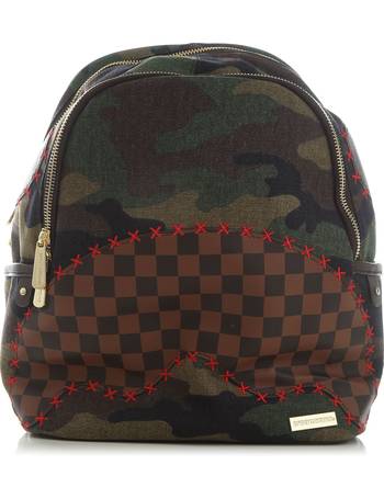 Sprayground Kid melting-check logo-print Backpack - Farfetch