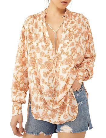 Free People Mikayla Floral Print Tunic