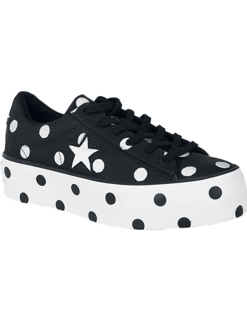 spotty platform converse