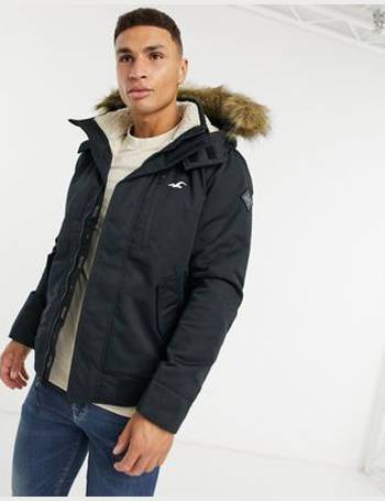 hollister all weather bomber jacket