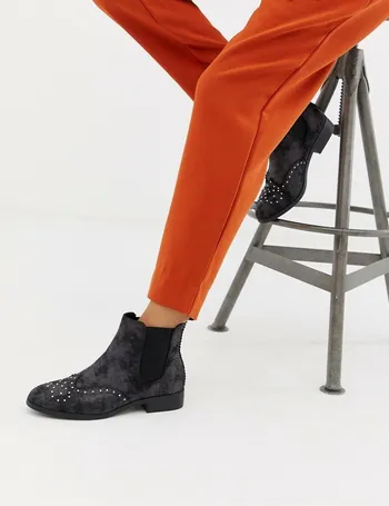 new look studded ankle boots