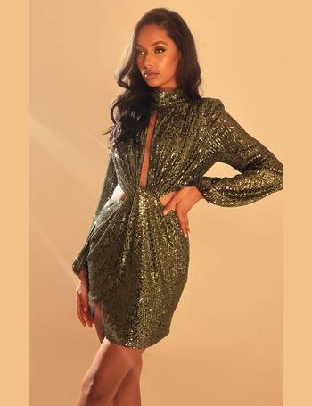 Shop PrettyLittleThing Women's Long Sleeve Sequin Dresses up to 80% Off |  DealDoodle