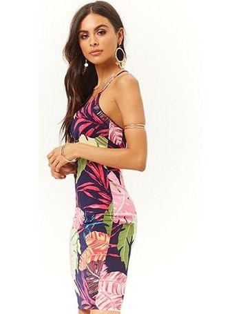 forever 21 tropical dress