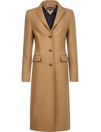 Belle long blend on sale coat tommy hilfiger