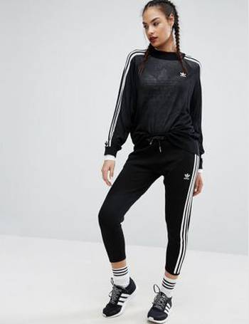 Buy adidas Originals black Cigarette Sweatpants for Women in MENA Worldwide