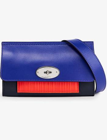 Paul Smith Mainline Mens Blue Leather Cross Body Bag Brand New