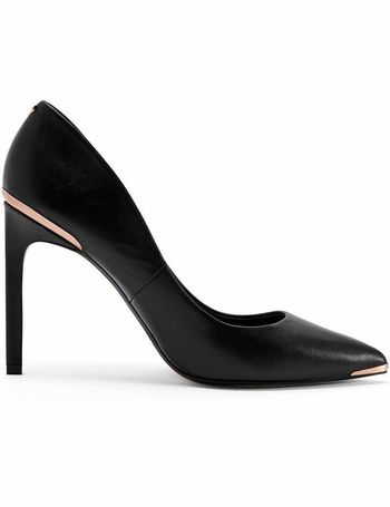 mishia vanilla high heel court shoe