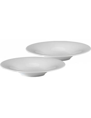 White Set of 4 Alessi Programma 8 Porcelain Soup Bowl 