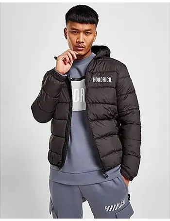 hoodrich longline puffer jacket