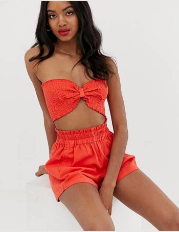 Shop ASOS DESIGN Women's Red Crop Tops up to 65% Off