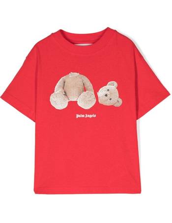 Palm Angels Teddy Bear organic-cotton T-shirt - Farfetch
