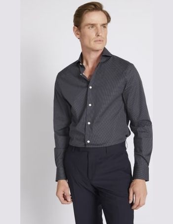 Regular Fit Black Stretch Shirt