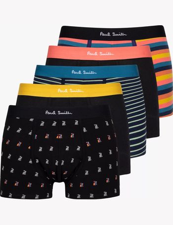 JOHN LEWIS Stripe Trunks, Pack of 5 in Multi