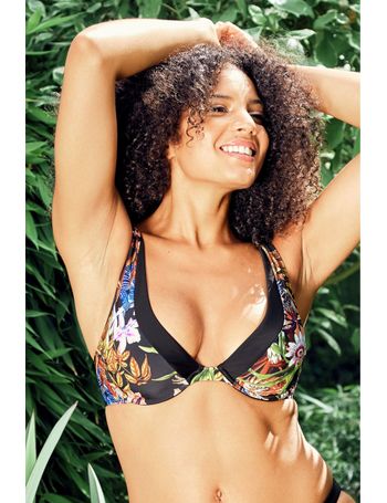 Figleaves Fuller Bust Paradise Island Underwire Bikini Top In