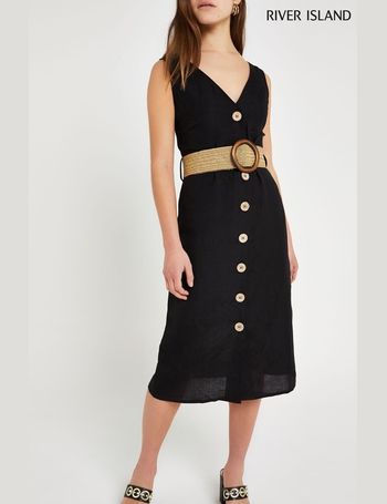 silkfred leaf print dress