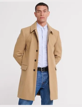 superdry foundation wool car coat