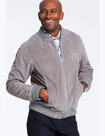 charcoal grey suede jacket