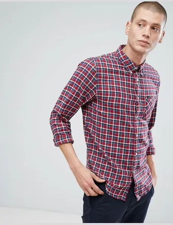 lee jeans purple checked shirt