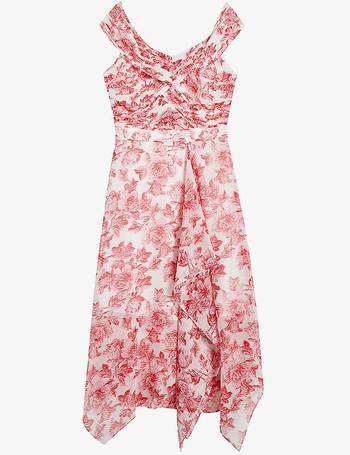 Ted baker areena store bardot dress red