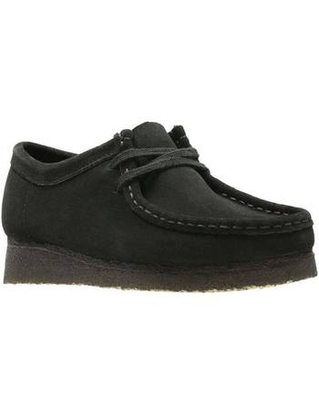 black wallabees womens