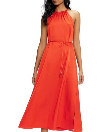 ted baker halter occasion midi dress