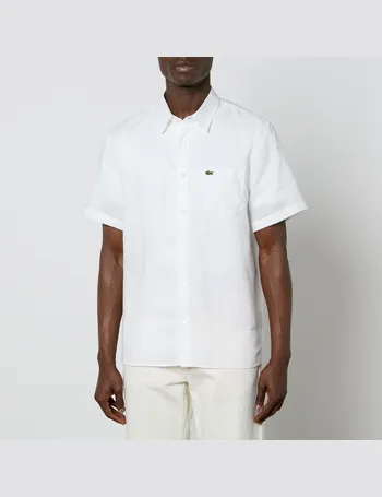 Lacoste linen shirt clearance sale