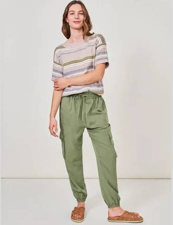 Tencel Rich Cargo Cropped Trousers  White Stuff  MS