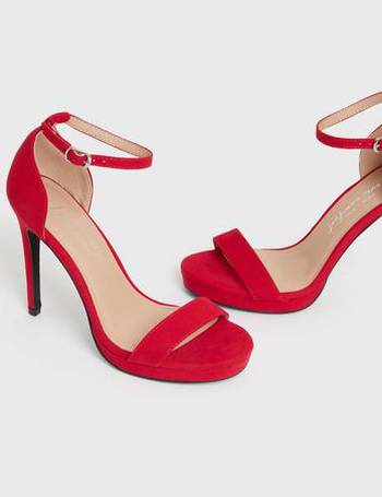 Shop New Look Womens Red Heel Shoes to 80% Off | DealDoodle