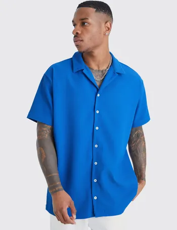 Shop boohooMAN Men's Pleated Shirts up to 80% Off