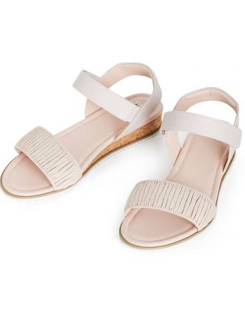 Evans on sale white sandals