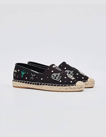 Karl lagerfeld sale flat shoes