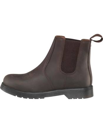 onfire mens oily leather dealer boots brown