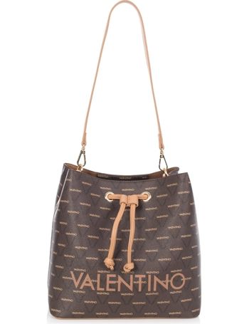 valentino by mario valentino geometric print branded shopper bag